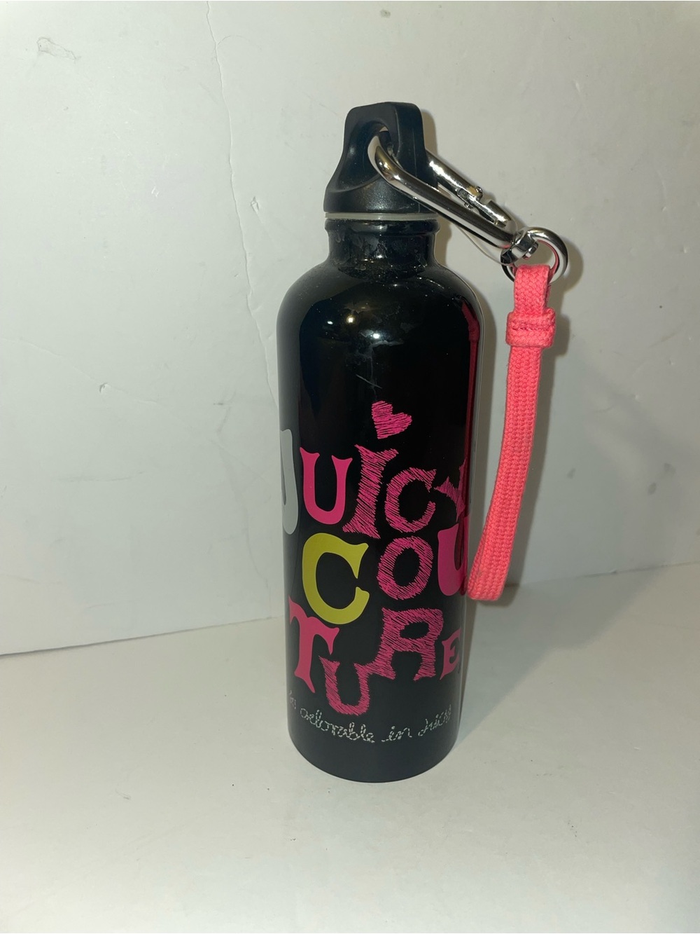 Juicy Couture Rhinestone 500 ml Steel Water Bottle Y2K